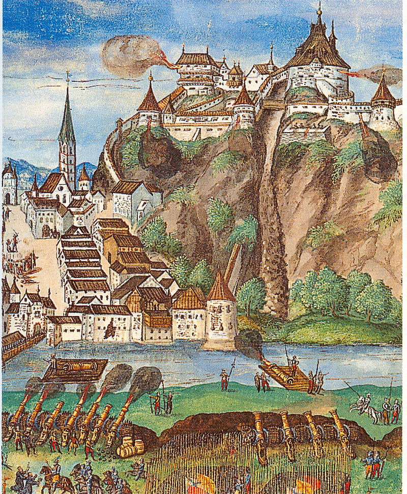 Eroberung der Festung Kufstein durch Maximilian